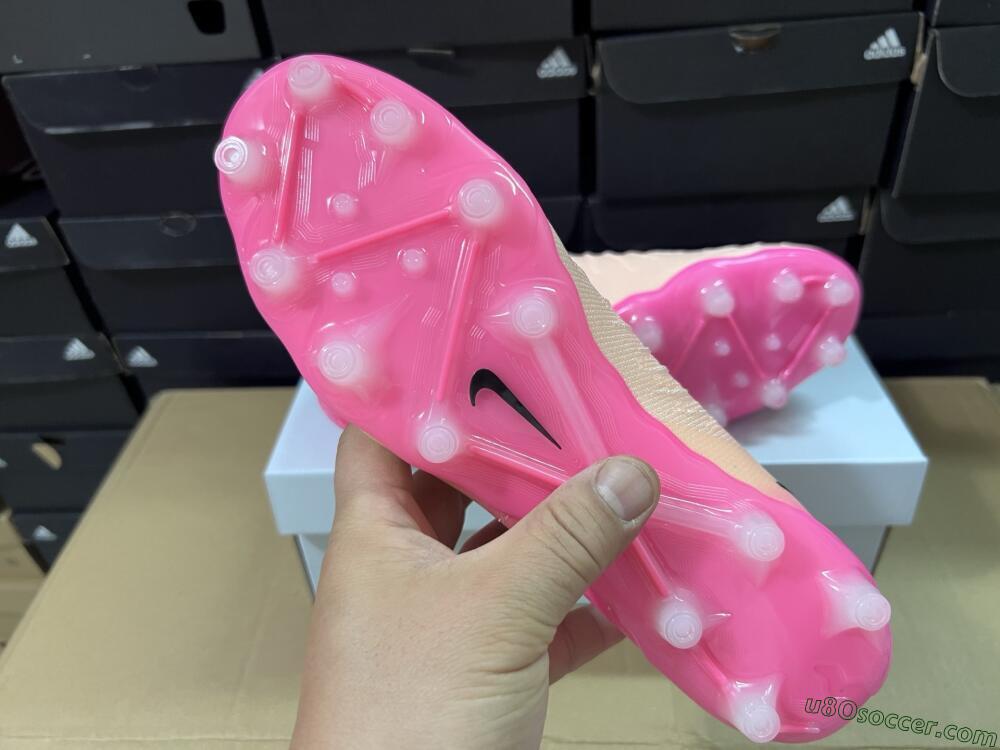 Nike Phantom GX 2 Elite AG Artificial Grass Soccer Cleats - Pink/Black