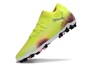 Puma Future 8 Ultimate MG Multi Ground Soccer Cleats - Yellow/Pink/Black