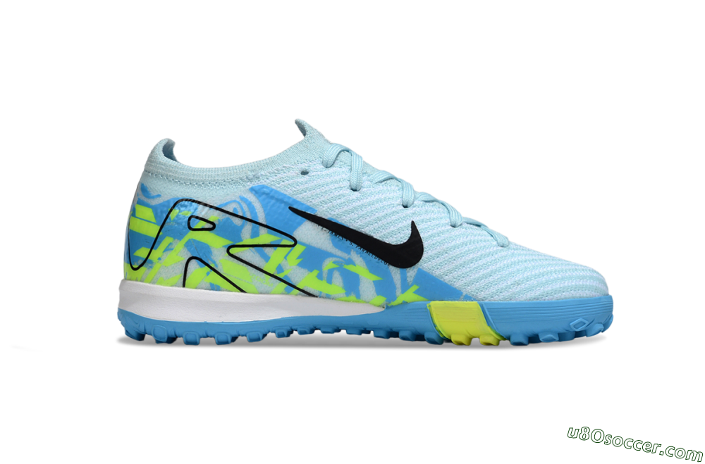 Nike Air Zoom Mercurial Vapor 16 Elite TF Artificial Turf Soccer Shoes - Blue/Black/Yellow 5