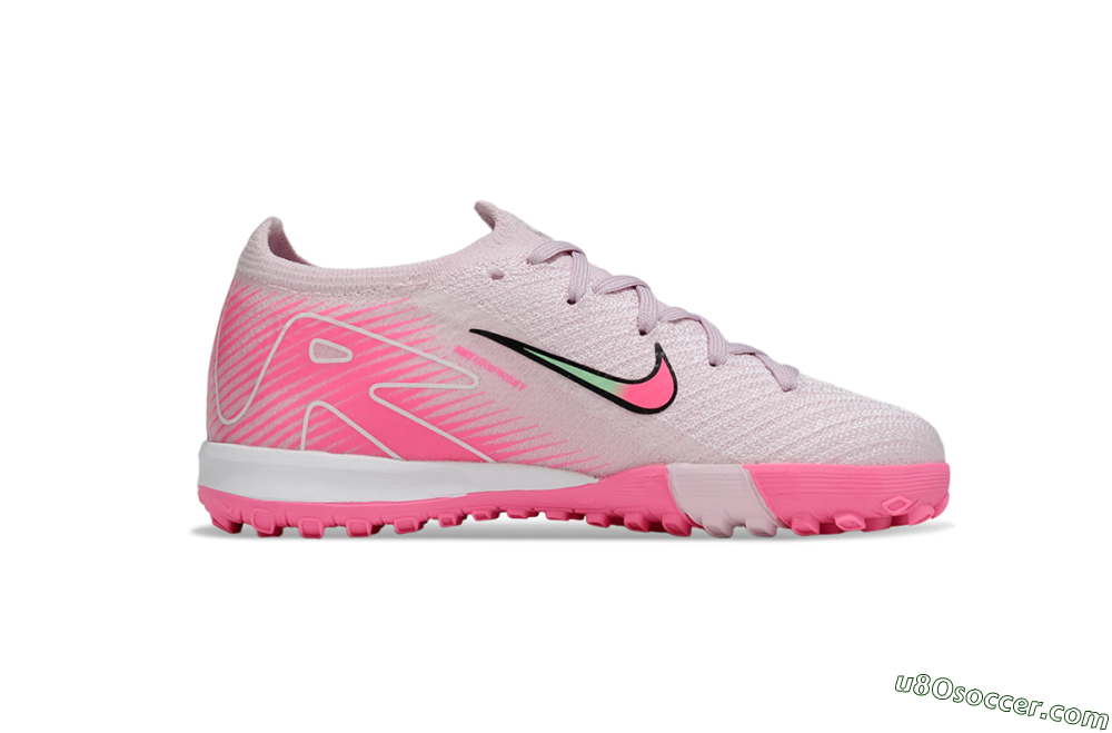 Nike Air Zoom Mercurial Vapor 16 Elite TF Artificial Turf Soccer Shoes - Pink/White/Black 6