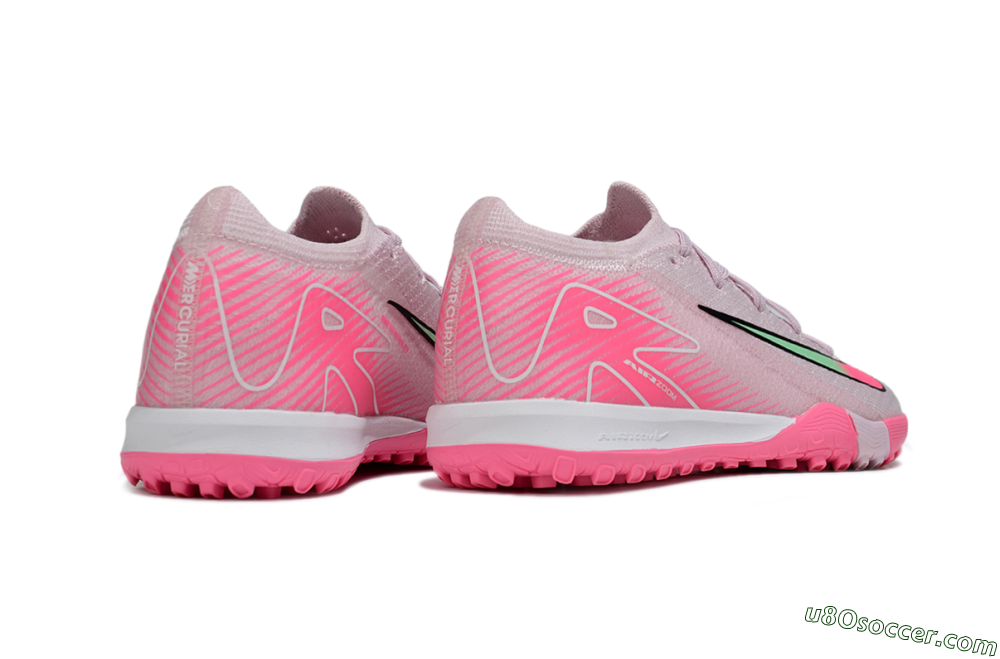 Nike Air Zoom Mercurial Vapor 16 Elite TF Artificial Turf Soccer Shoes - Pink/White/Black 7