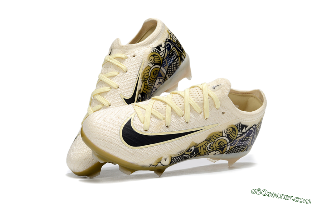 Nike Air Zoom Mercurial Vapor 16 Elite FG Firm Ground Soccer Cleats - Beige/Black/Brown 2