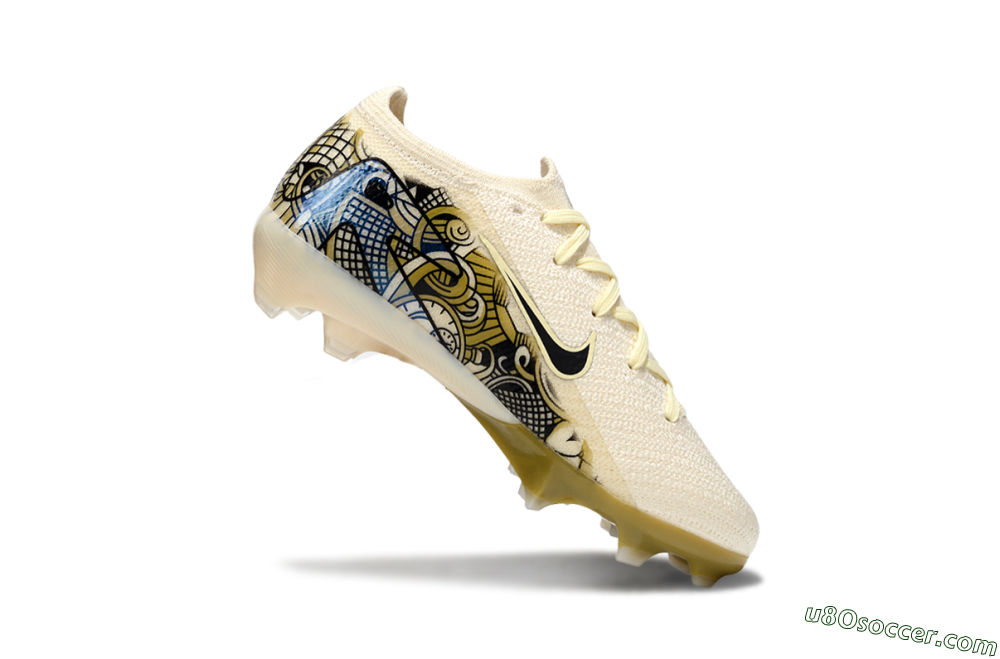 Nike Air Zoom Mercurial Vapor 16 Elite FG Firm Ground Soccer Cleats - Beige/Black/Brown 3