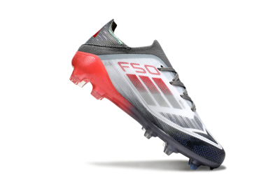 Adidas F50 Elite FG Firm Ground Soccer Cleats - White/Silver/Red