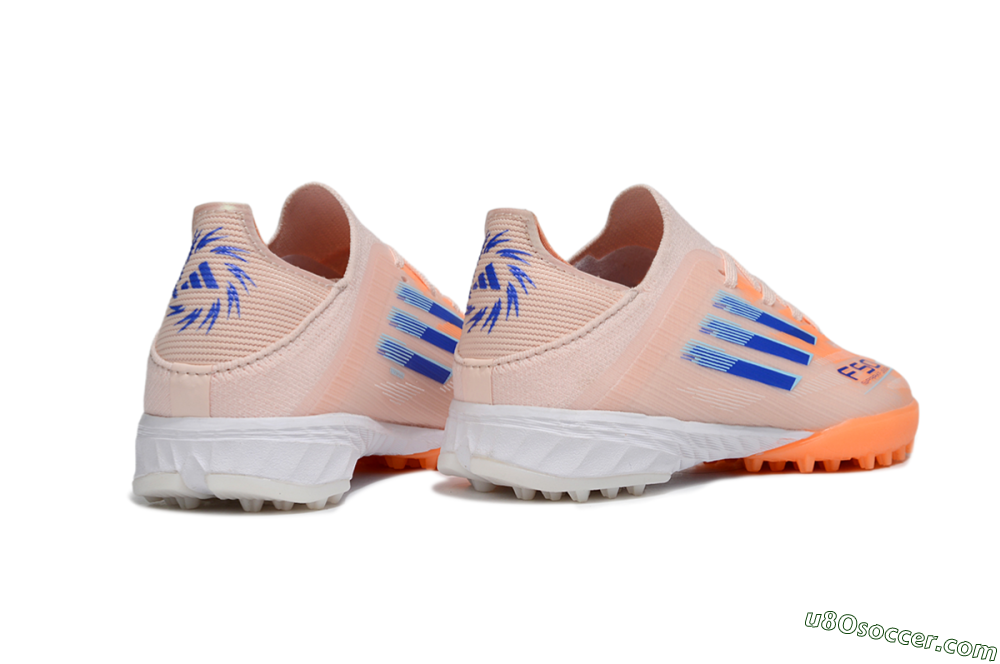 Adidas F50 Elite TF Artificial Turf Soccer Shoes - Pink/Blue/White 6