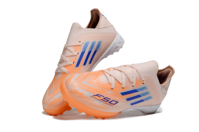 Adidas F50 Elite TF Artificial Turf Soccer Shoes - Pink/Blue/White