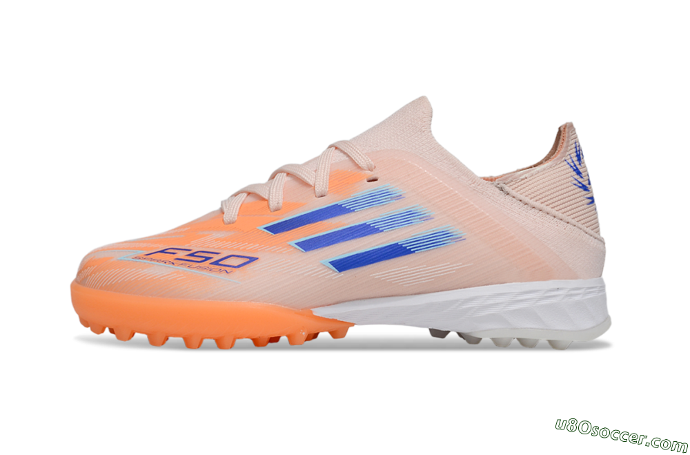 Adidas F50 Elite TF Artificial Turf Soccer Shoes - Pink/Blue/White 1