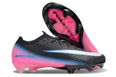 Nike Air Zoom Mercurial Vapor 16 Elite FG Firm Ground Soccer Cleats - Black/White/Pink