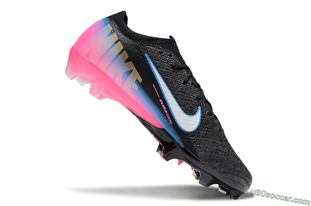 Nike Air Zoom Mercurial Vapor 16 Elite FG Firm Ground Soccer Cleats - Black/White/Pink 4