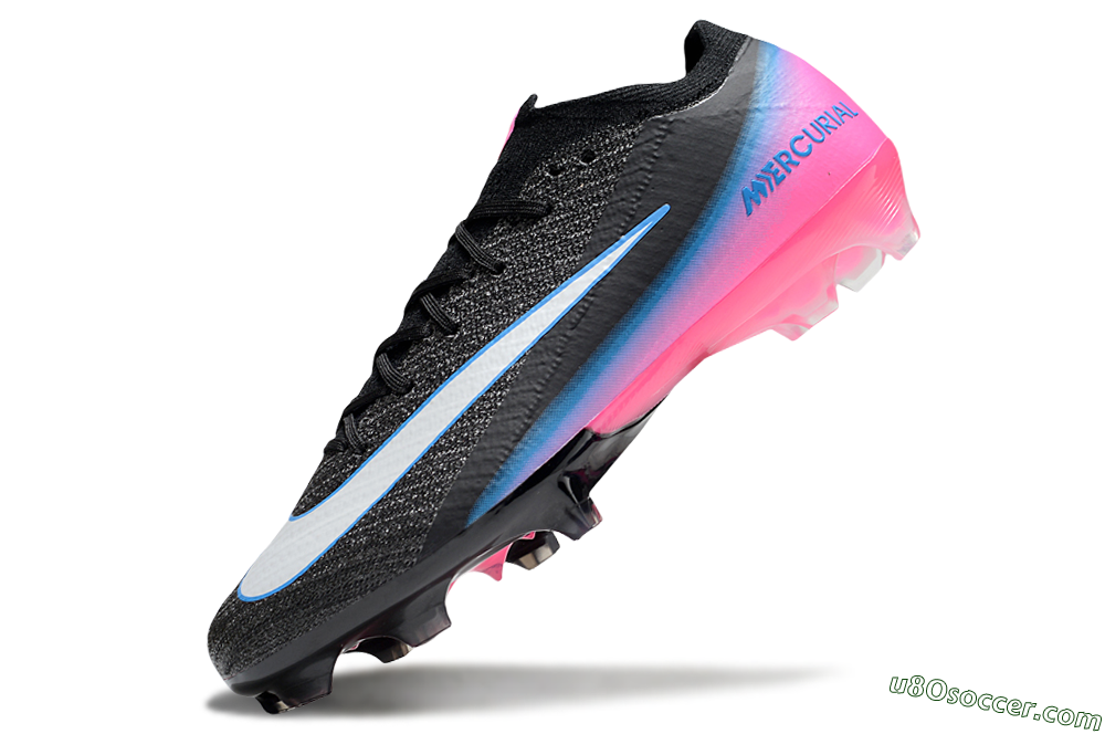Nike Air Zoom Mercurial Vapor 16 Elite FG Firm Ground Soccer Cleats - Black/White/Pink 5