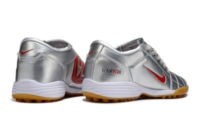 Nike Total 90 III TF Artificial Turf Soccer Shoes - Silver/Red/White
