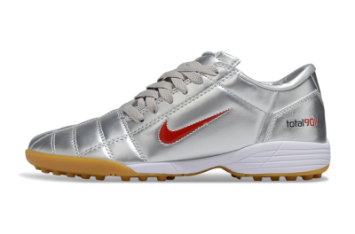 Nike Total 90 III TF Artificial Turf Soccer Shoes - Silver/Red/White