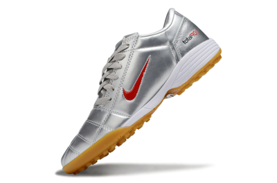 Nike Total 90 III TF Artificial Turf Soccer Shoes - Silver/Red/White