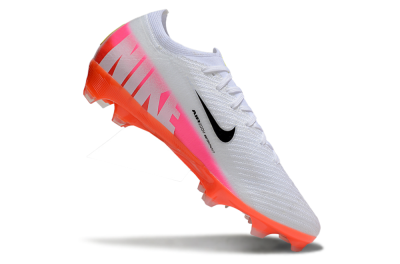 Nike Air Zoom Mercurial Vapor 16 Elite FG Firm Ground Soccer Cleats - White/Black/Pink