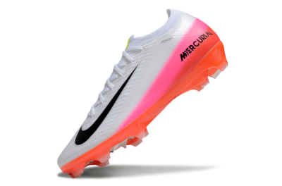 Nike Air Zoom Mercurial Vapor 16 Elite FG Firm Ground Soccer Cleats - White/Black/Pink
