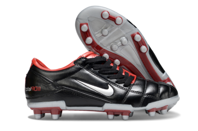 Nike Total 90 III FG Firm Ground Soccer Cleats - Black/Red/White
