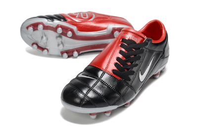 Nike Total 90 III FG Firm Ground Soccer Cleats - Black/Red/White