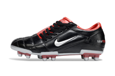 Nike Total 90 III FG Firm Ground Soccer Cleats - Black/Red/White