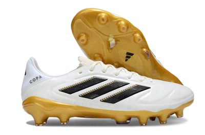 Adidas Copa Pure 3 Elite FG Firm Ground Soccer Cleats - White/Black/Gold
