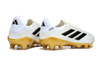 Adidas Copa Pure 3 Elite FG Firm Ground Soccer Cleats - White/Black/Gold