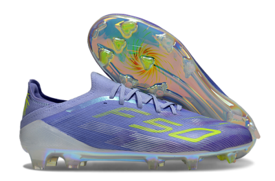 Adidas F50 Elite FG Firm Ground Soccer Cleats - Purple/Yellow/White
