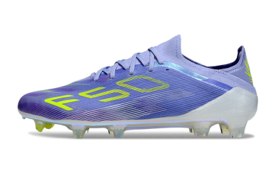 Adidas F50 Elite FG Firm Ground Soccer Cleats - Purple/Yellow/White