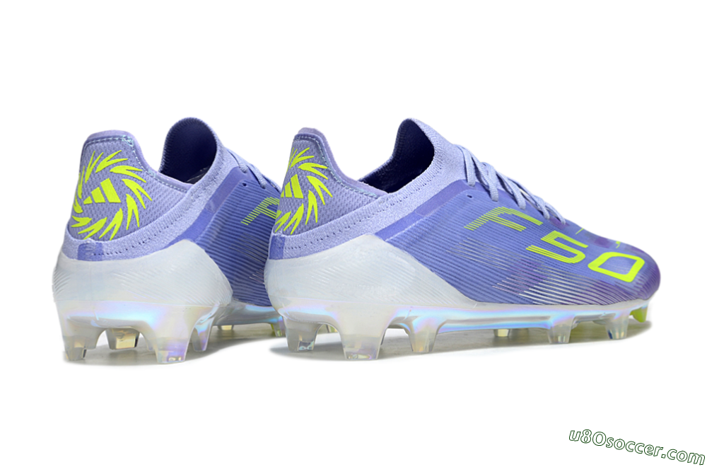 Adidas F50 Elite FG Firm Ground Soccer Cleats - Purple/Yellow/White 6