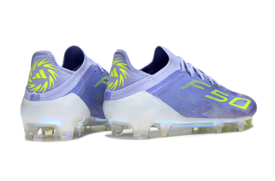 Adidas F50 Elite FG Firm Ground Soccer Cleats - Purple/Yellow/White