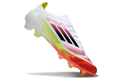 Adidas F50 Elite FG Firm Ground Soccer Cleats - White/Red/Yellow