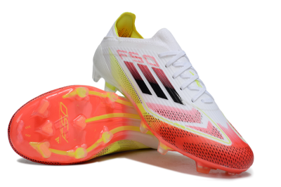 Adidas F50 Elite FG Firm Ground Soccer Cleats - White/Red/Yellow