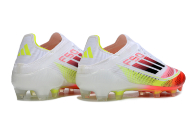 Adidas F50 Elite FG Firm Ground Soccer Cleats - White/Red/Yellow
