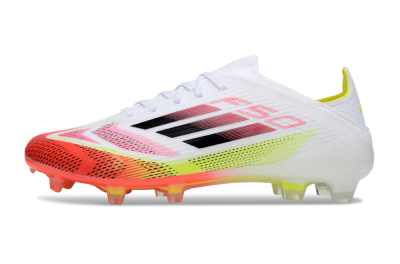 Adidas F50 Elite FG Firm Ground Soccer Cleats - White/Red/Yellow