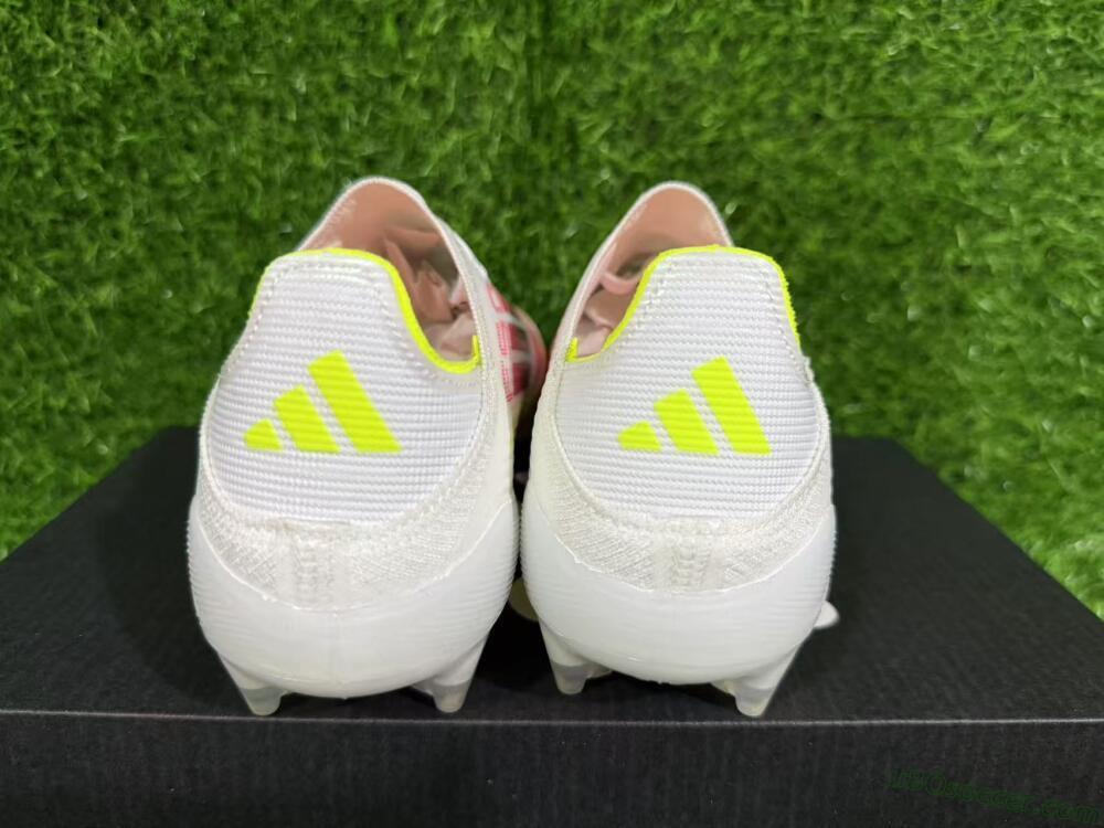 Adidas F50 Elite FG Firm Ground Soccer Cleats - White/Red/Yellow