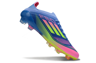 Adidas F50 Elite FG Firm Ground Soccer Cleats - Blue/Yellow/Pink