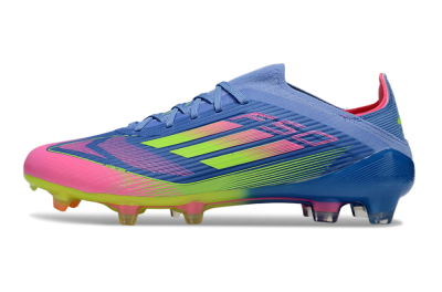 Adidas F50 Elite FG Firm Ground Soccer Cleats - Blue/Yellow/Pink