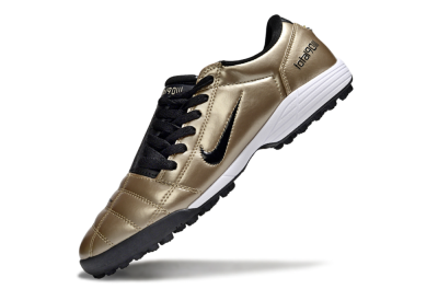 Nike Total 90 III TF Artificial Turf Soccer Shoes - Gold/Black/White
