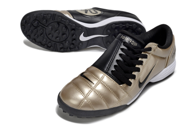 Nike Total 90 III TF Artificial Turf Soccer Shoes - Gold/Black/White