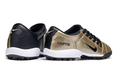 Nike Total 90 III TF Artificial Turf Soccer Shoes - Gold/Black/White