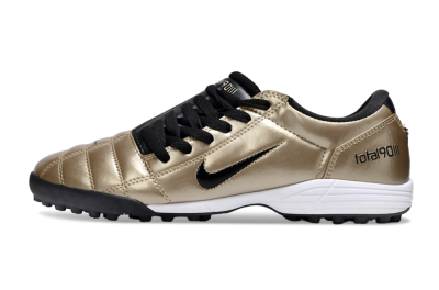 Nike Total 90 III TF Artificial Turf Soccer Shoes - Gold/Black/White