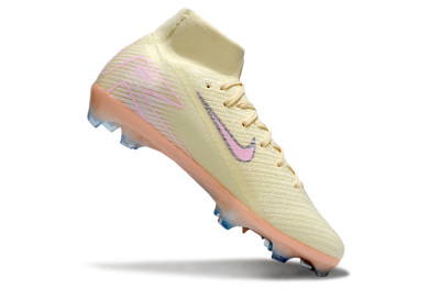 Nike Air Zoom Mercurial Superfly 10 Elite FG Firm Ground Soccer Cleats - Yellow/Pink/Silver