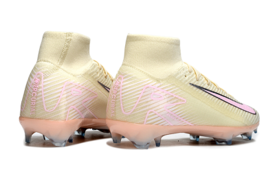 Nike Air Zoom Mercurial Superfly 10 Elite FG Firm Ground Soccer Cleats - Yellow/Pink/Silver