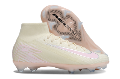 Nike Air Zoom Mercurial Superfly 10 Elite FG Firm Ground Soccer Cleats - Yellow/Pink/Silver