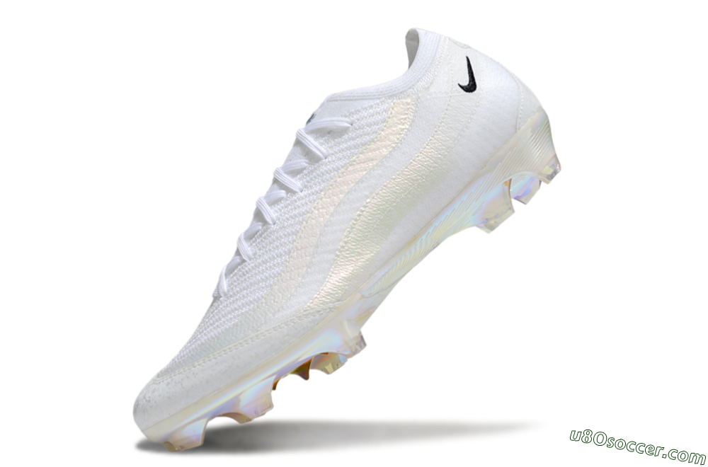 Nike Air Zoom Mercurial Vapor 16 Elite FG Firm Ground Soccer Cleats - White/Black/Gold 5