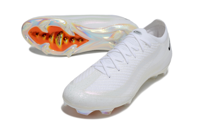 Nike Air Zoom Mercurial Vapor 16 Elite FG Firm Ground Soccer Cleats - White/Black/Gold