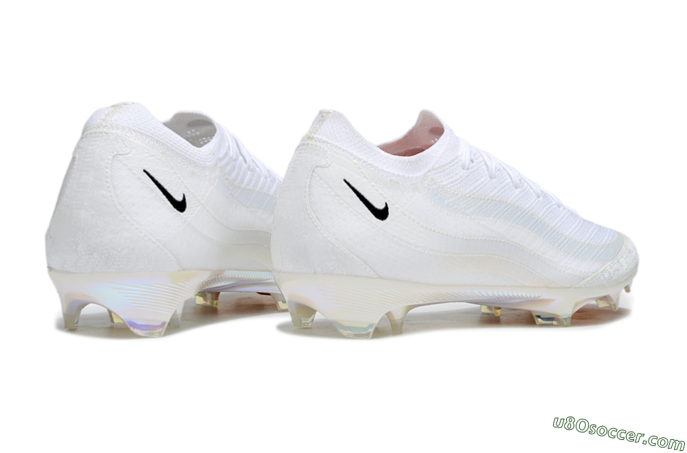 Nike Air Zoom Mercurial Vapor 16 Elite FG Firm Ground Soccer Cleats - White/Black/Gold 6