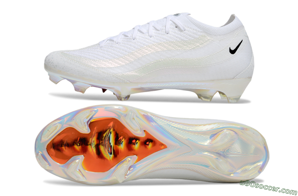 Nike Air Zoom Mercurial Vapor 16 Elite FG Firm Ground Soccer Cleats - White/Black/Gold 0