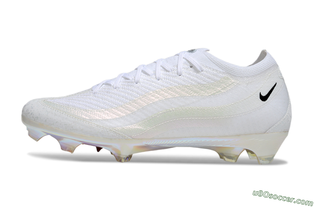 Nike Air Zoom Mercurial Vapor 16 Elite FG Firm Ground Soccer Cleats - White/Black/Gold 2