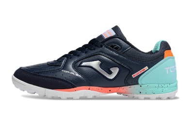 Joma Top Flex TF Artificial Turf Soccer Shoes - Blue/Silver/Jade