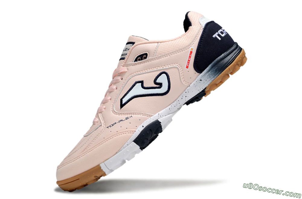 Joma Top Flex TF Artificial Turf Soccer Shoes - Pink/White/Black 5