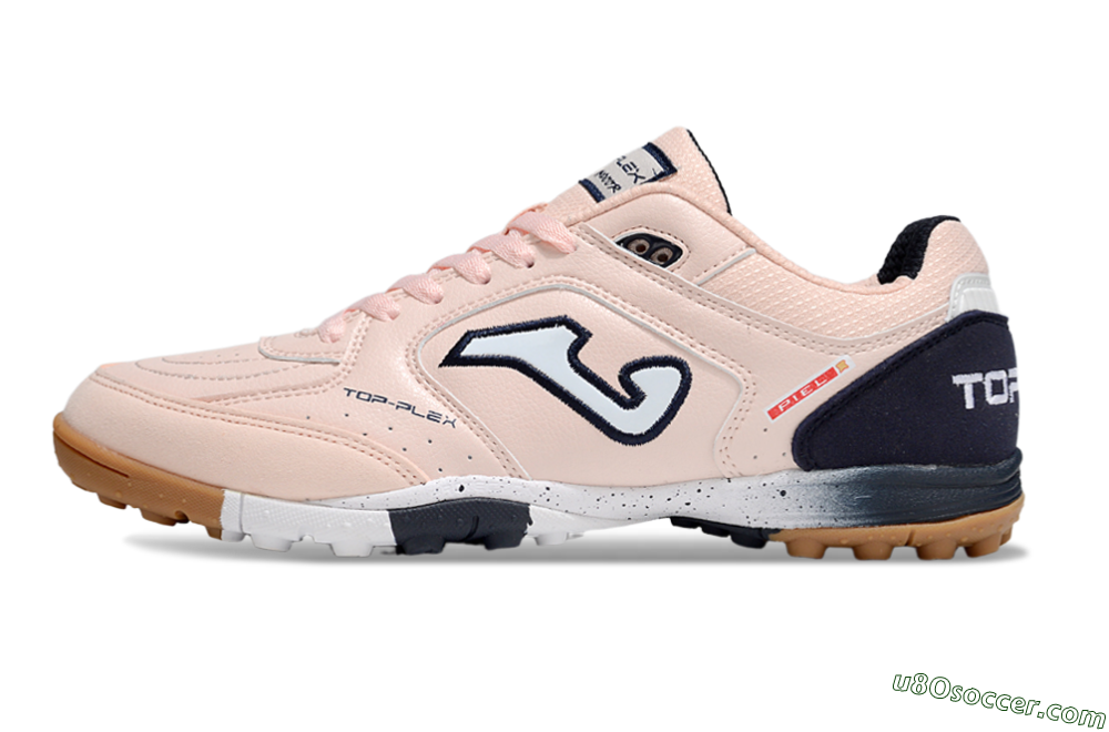 Joma Top Flex TF Artificial Turf Soccer Shoes - Pink/White/Black 2